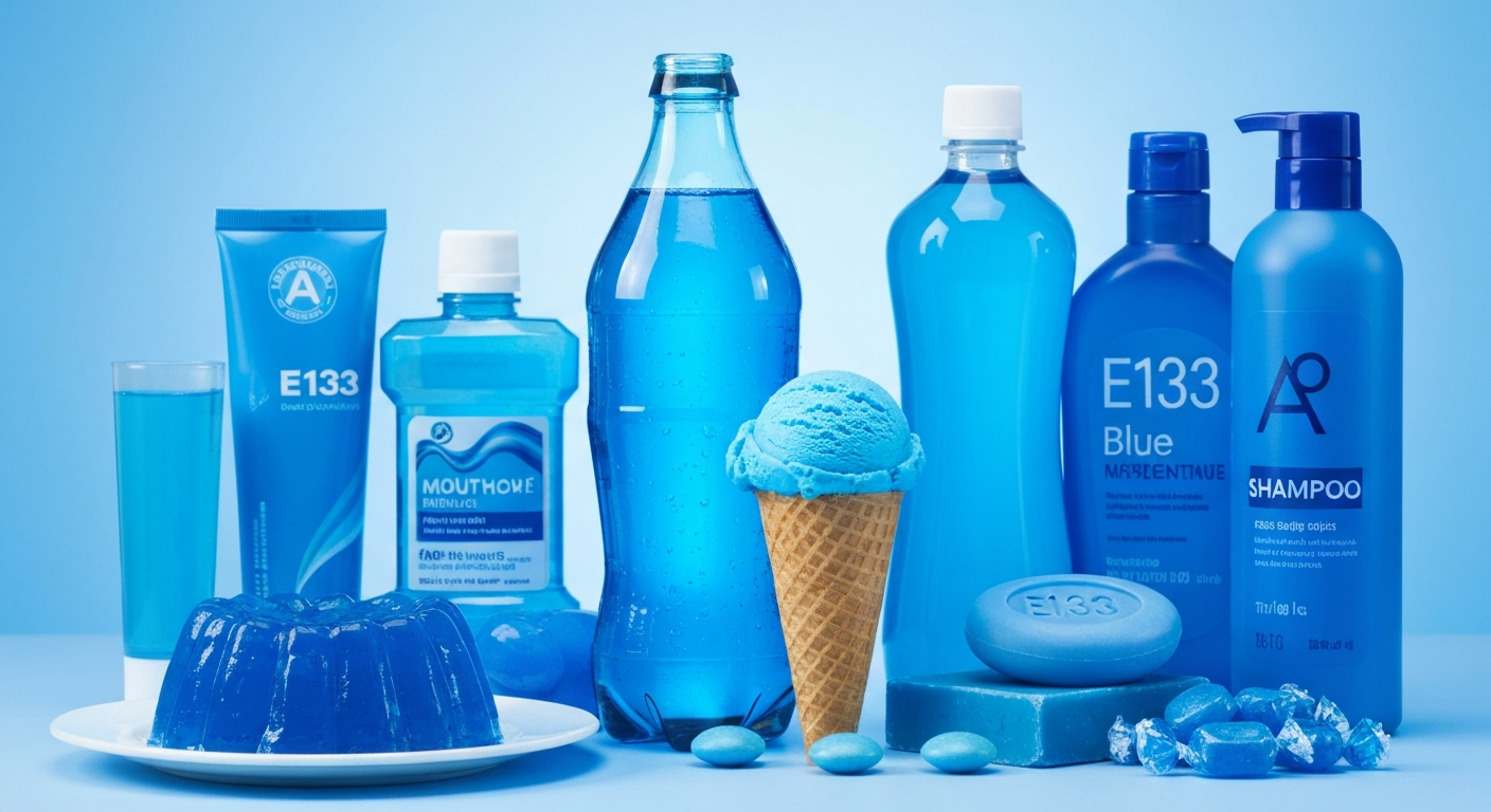 E133 błękit brylantowy FCF - co to jest? Czy jest szkodliwa? 2